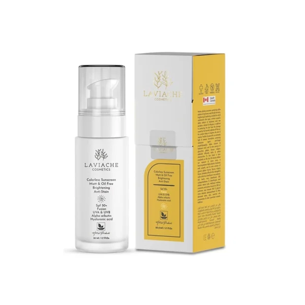 ضد آفتاب بی رنگ +SPF50 لاویاچه بر پایه آب
